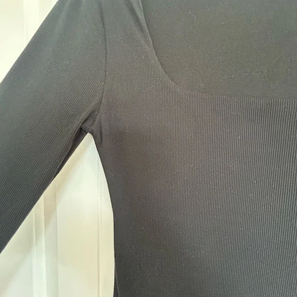 Justify Black Ribbed Maxi Dress - Picture 5 of 6